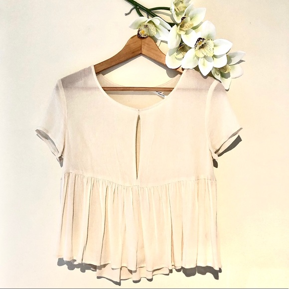 ☀️UO / KIMCHI BLUE / White summer blouse - Picture 3 of 8